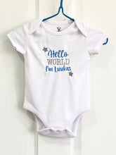 Load image into Gallery viewer, 2-ITEMS Personalised Blanket &amp; Bodysuit Bundle Gift Set
