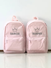 Load image into Gallery viewer, (Pink) Personalised Name Unisex Mini Nursery School Backpack Rucksack Bag
