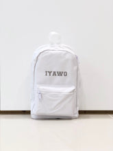 Load image into Gallery viewer, (White) Personalised Name Unisex Mini Nursery School Backpack Rucksack Bag
